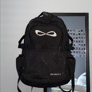 Nfinity Black Sparkle Cheer Bag